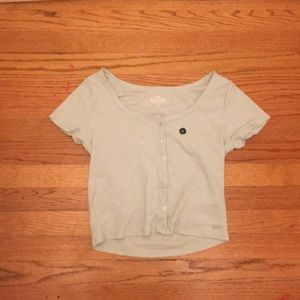 Hollister scoop neck croptop